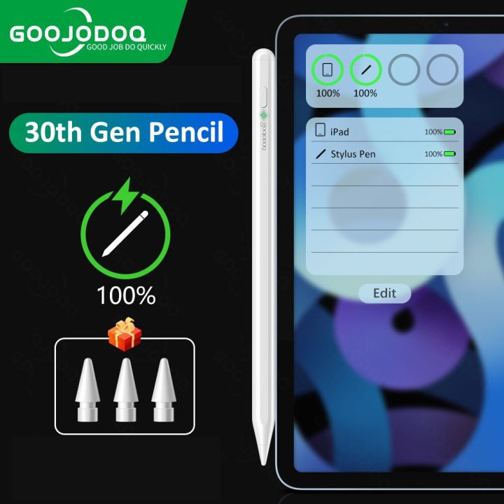สำหรับ-ipad-ดินสอเหมาะสำหรับปากกาลายแอปเปิ้ลสไตลัสเหมาะสำหรับปากกาลายแอปเปิ้ล-2-1สำหรับ-ipad-air-4-2021-pro-11-12-9-2020-air-3-10-5-2019-10-2-mini-5-touch-pen