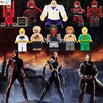 LT【ready Stock】เข้ากันได้กับ Legoing Minifigures Marvel Daredevil Kingpin Iron Fist Building Blocks ของเล่นสำหรับเด็ก1【cod】