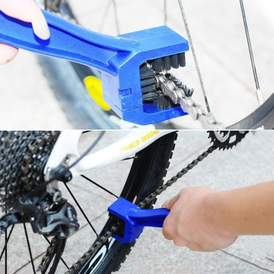 【cw】Motorcycle Chain Cleaner Accessories Care Tire Cleaning Motorcycle Bicycle Gear Maintenance Cleaner Dirt Brush Cleaning Tools ！