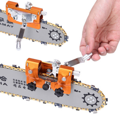 Portable Chainsaw Sharpener Jig Manual Chainsaw Chain Sharpening For Most Chain Saws And Electric Saws With 5 Sharpening Heads