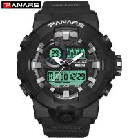 Watches Men Fashion Watch PANARS Brand 50M Digital Quartz Wristwatches Sport Military Watches Mens Relogio Masculino