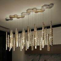 LED Chandelier Dining room lighting Modern Nordic goldsilver combinable chandelier living room home decoration bar lighting