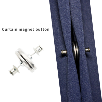 Magnetic Curtain Clip Adjustment Magnet Detachable Buckle Home Decor Window Screen Decorative Nail Free Button Magnetic Curtain Button