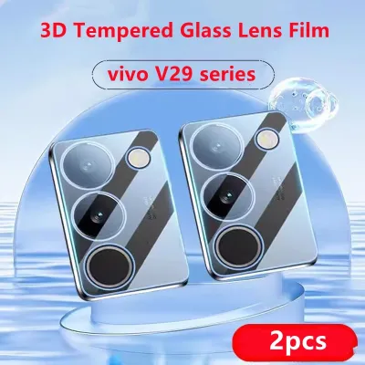 ฟิล์มป้องกันเลนส์กล้องถ่ายรูป3มิติสำหรับ Vivo V29 V27 V27E Pro VivoV29 V 29 27 5G 2023กระจกนิรภัยใสเลนส์ปกป้องหน้าจอฟิล์มแก้วป้องกัน