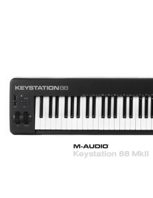 M-Audio Keystation 88 MKII, การ์ดดาวน์โหลดซอฟแวร์, สาย USB, คู่มือการใช้งานและใบรับประกัน