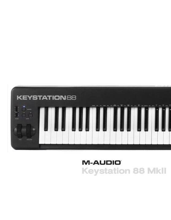 m-audio-keystation-88-mkii-การ์ดดาวน์โหลดซอฟแวร์-สาย-usb-คู่มือการใช้งานและใบรับประกัน