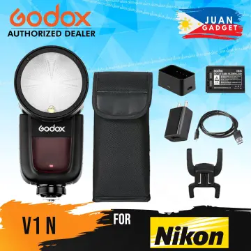 Godox V1 Flash Speedlight V1N Round Head Camera Speedlite with X2T For  Nikon 