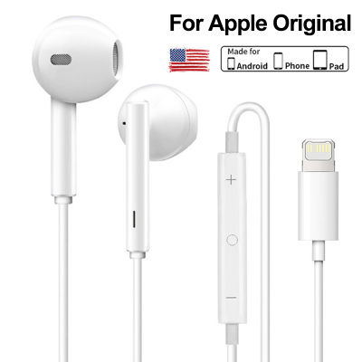 หูฟังเดิมสำหรับ Apple 14 11 12 13 Pro Max มินิบลูทูธหูฟัง6 7 8บวก X XS XR สายหูฟังอุปกรณ์เสริม