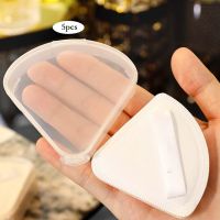 Triangle Puff Box Case Compact Protective Makeup Sponge Holder for Home Use