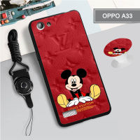 สำหรับ OPPO A33/นีโอ7/A35 2015/F1/F1f/F1w/F1fw/A37/นีโอ9/กระจก5/R1201/A52/A92เคสซิลิโคนนิ่มพร้อมห่วงและเชือก