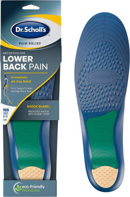 Dr. Scholls LOWER BACK Pain Relief Orthotics // Clinically Proven Immediate and All-Day Relief of Lower Back Pain (for Mens 8-14, also available for Womens 6-10)