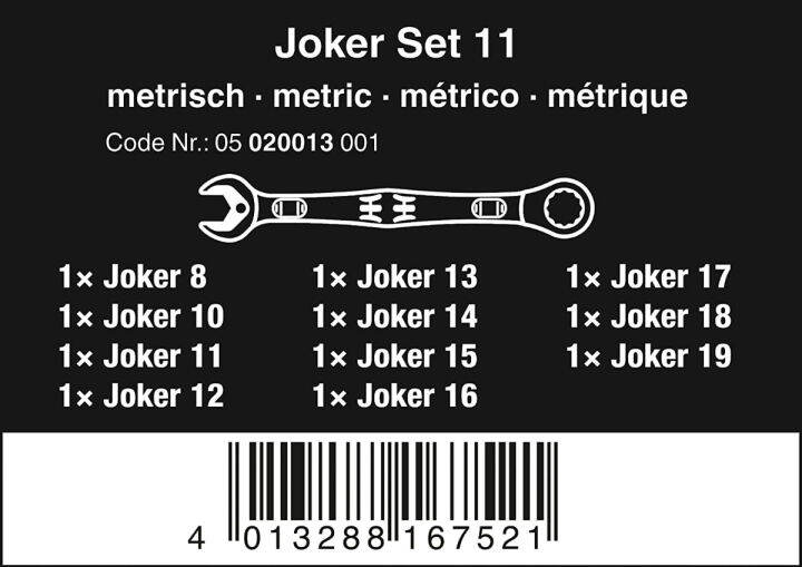 wera-05020013001-6000-joker-11-set-1-set-of-ratcheting-combination-wrenches-11-pieces-set-of-11-metric-in-box-wrenches