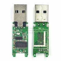 ใหม่ USB 2.0 eMMC อะแดปเตอร์ 162 186 153 169 โมดูลบอร์ดหลัก PCB ไม่มีหน่วยความจําแฟลชอะแดปเตอร์ eMMC บัดกรี DIY U Disk