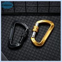 ELLENOUISE 8046.8มม รูปร่าง D อุปกรณ์ปีนเขา ล็อคความปลอดภัย Carabiner ปีนเขา หัวเข็มขัดปีนเขามืออาชีพ ล็อค quickdraws