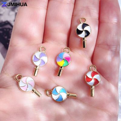 15pcs Enamel Charms Sweet Candy Charms Pendants For Jewelry Making Supplies DIY Handmade Bracelets Earrings Findings Accessories DIY accessories and o