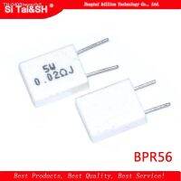 ☍ 10pcs BPR56 5W 0.001 0.1 0.15 0.22 0.25 0.33 0.5 ohm Non-inductive Ceramic Cement Resistor 0.1R 0.15R 0.22R 0.25R 0.33R 0.5R