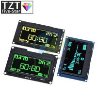 TZT 2.42 2.42 inch LCD Screen White Yellow 128x64 OLED Display Module IIC I2C SPI Serial for C51 SPD0301