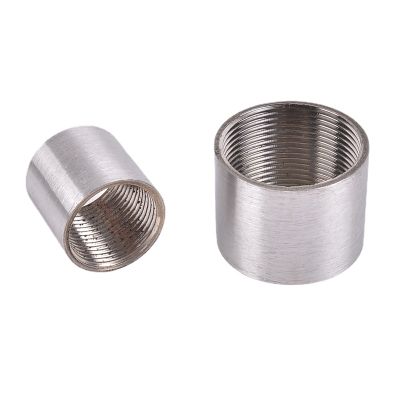1/8 quot; 1/4 quot; 3/8 quot; 1/2 quot; 3/4 quot; 1 quot; 2 quot; 3 quot; 4 quot; BSPT Female Round Coupler Connector Adapter 201 304 316 Stainless Steel Pipe Fitting Water