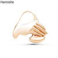 【Fashion house]Hanreshe สีทองเซ็นเซอร์อัลตราโซนิกทางการแพทย์เข็มกลัด Pins สูติศาสตร์นรีเวชวิทยาป้ายปกเครื่องประดับของขวัญสำหรับหมอพยาบาลแม่