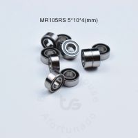 Miniature Bearing MR105RS 10 Pieces 5*10*4(mm) free shipping chrome steel Rubber Sealed High speed Mechanical equipment parts Axles  Bearings Seals