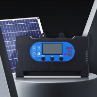 1 PCS Solar Controller Solar Voltage Regulator PWM Battery Charger Solar Charge Controllers LCD Display Dual USB 30A