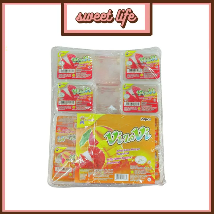 24'S ALIBABA VIVI JELLY WITH NATA DE COCO LYCHEE & MANGO FLAVOUR JELI