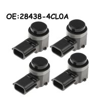 4Pcs 28438-4CL0A Car PDC Parking Sensor Plastic PDC Parking Sensor for Nissan X-Trail T32 Teana J32 2014-2019 Distance Assist Sensor Electric Eye