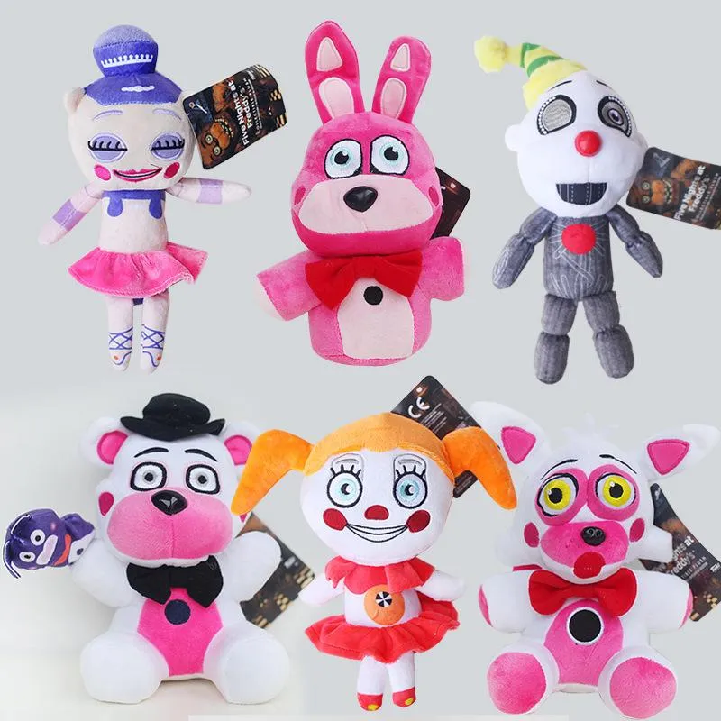 20cm Five Nights At Freddy's Stuffed Plush Toys FNAF Security Breach  Peluche Juguetes FNAF Stuffed Dolls Toys