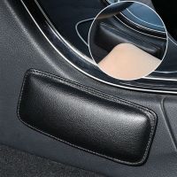 [Dudu home furnishing] Universal Leather Car Leg Cushion Knee Pad Pillow Thigh Support Center Console Door Armrest Knee Cushion Car Interior Decoration