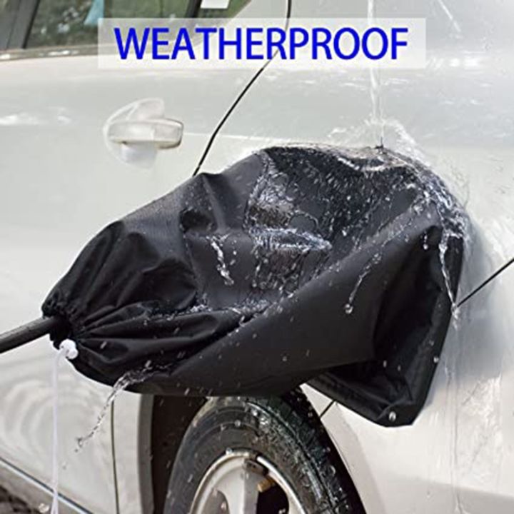 สินค้าใหม่-ชาร์จพอร์ตรถยนต์พลังงานที่บังฝนเครื่องป้องกันที่ชาร์จรถยนต์ไฟฟ้าสวยงาม