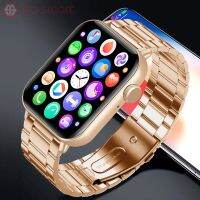 ZZOOI Rose Gold Smart Watch Women Men Smartwatch Bluetooth Call Smart Clock For Android IOS Sport Fitness Tracker Trosmart Brand G89