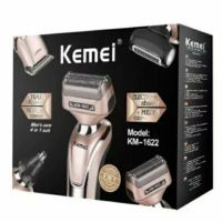 KEMEI 4 IN 1 KM-1622 เครื่องตัดผม โกนหนวด กรรไกรตัดขนหูจมูกชาย ชุดกรูมมิ่งชุดเครื่องโกนหนวดแบบชาร์จไฟ ใช้นาน 60 นาที