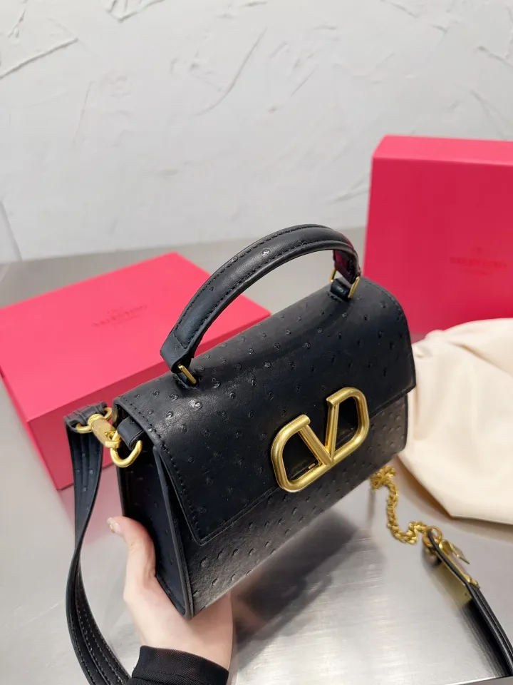 Original gift box packaging) vˉ Women's Bag Mini Handbag Fashion Versatile  Shoulder Bag High Quality Cowhide Crossbody Bag Top Quality Women's Bag