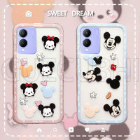 เคสโทรศัพท์ Vivo Y17s ลายการ์ตูนน่ารัก แบบใส ซิลิโคนนิ่ม เคส vivo Y17s เคสมือถือ