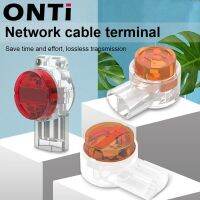 ONTi Rj45 Connector Crimp Connection Terminals k1/2/3/4/5/7 IDC 314 Waterproof Wiring Ethernet Cable Telephone Cord Terminals Cables