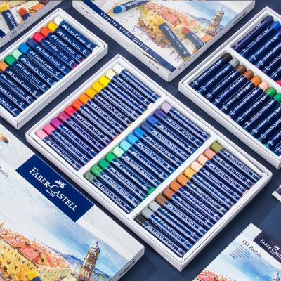 Faber Castell Master Pastels Soft Oil Pastel/Crayon/Stick/Wax Blue Box 12/24/36 colors Art Painting Hand-painted Graffiti 1270