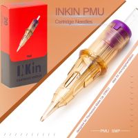 INKIN PMU Tattoo Needle Cartridge Round Liner Needles for Tattoo PMU SMP Eyebrow Eyeliner Lips for Permanent Makeup Pen Machine