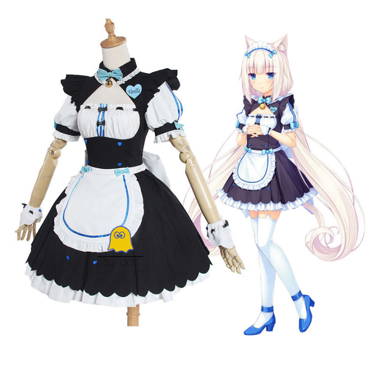 anime-nekopara-chocolate-vanilla-cosplay-costume-maid-dress-lolita-cute-cat-neko-girls-women-costume-halloween-show-skirt-set