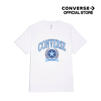 Converse เสื้อยืด TEE คอนเวิร์ส RETRO COLLEGIATE TEE WHITE MEN (10025275-A02) 1325275AF3WTXX