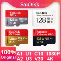 การ์ดหน่วยความจํา SanDisk ความทนทานสูง Extreme PRO Micro SD Card V30 256GB U3 128GB 4K 64GB A2 C10 A1 32GB U1 TF Cards แฟลชการ์ด