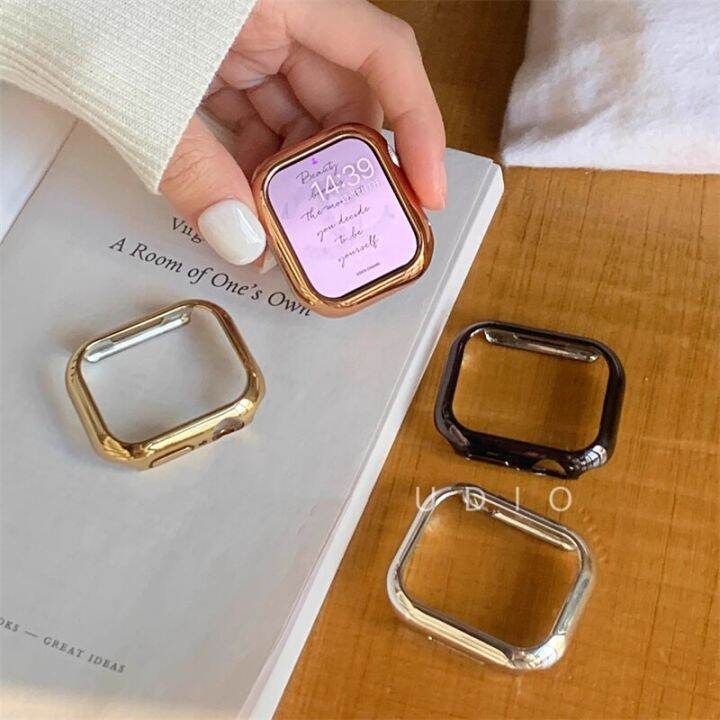 สายเคสสำหรับ-apple-watch-เคสมือถือ45มม-3กันชน-se-iwatch-44มม-40สำหรับหน้าจอ6-41มม-42มม-5-4-38มม