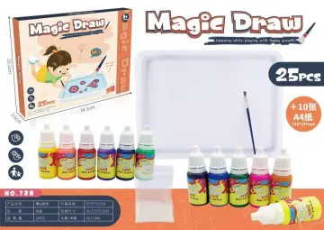 New Jar Melo Water Marbling Paint Kit for Kids; 6 Colors, Marble Kit  Non-Toxic
