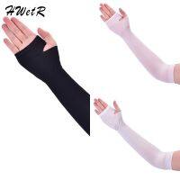 Summer Thin Driving Uv Sleeves Bike Half Finger Long Sun Gloves Cuff Sun Visor Hand Outdoor Sports Arm Sleeve Wholesale