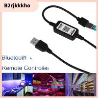 B2RJKKKHO ร้อน มินิ ไร้สาย สาย USB ตัวควบคุมไฟแถบ LED RGB การควบคุมสมาร์ทโฟน บลูทูธ 4.0