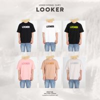 LOOKER - เสื้อยืดปักฟู OVERSIZE FLUFFY