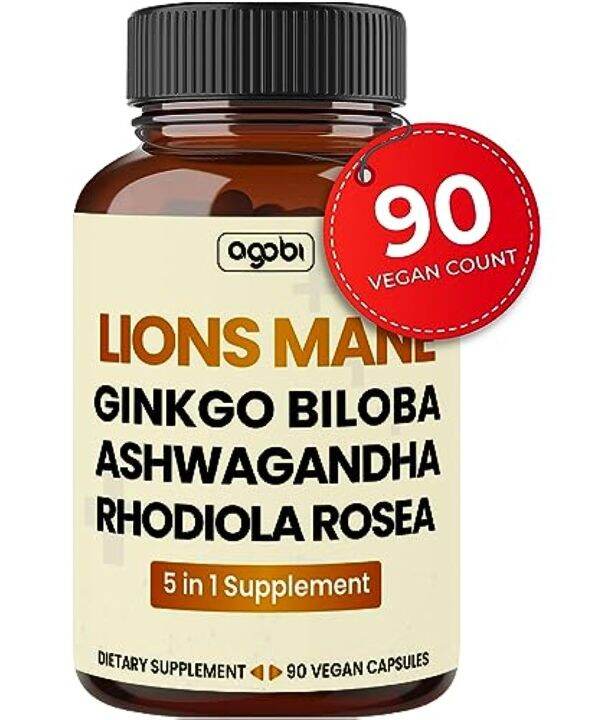 [PREORDER] 15150Mg Lions Mane Supplement 5in1 Concentrated with