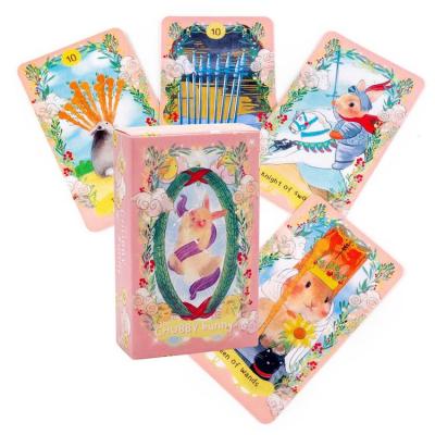 Chubby Bunny Tarot Game Card Tarot English Version Tarot Cards Family Friends Divination Entertainment Party Board Games ordinary