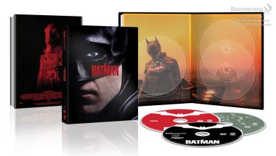 Batman, The (2022) (4K+Blu-ray+Blu-ray Bonus Digibook) (4K/BD/BD ไม่มีเสียงไทย ไม่มีซับไทย) (Import) (Boomerang)