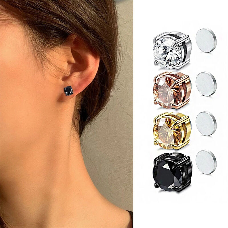 100 Days Free Returns 6 Pcs Ear Stud Unisex Non