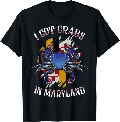I Got Crabs In Maryland Day Blue Crab T-shirt